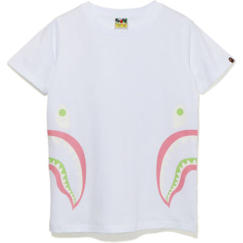 COLORS SIDE SHARK TEE LADIES