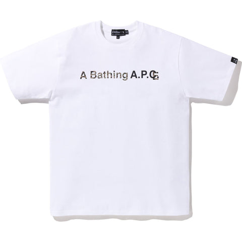 BAPE X A.P.C. A BATHING APC WIDE TEE MENS