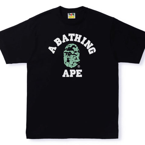 GLOW IN THE DARK CAMO COLLEGE TEE MENS