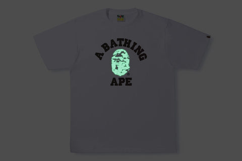 GLOW IN THE DARK CAMO COLLEGE TEE MENS