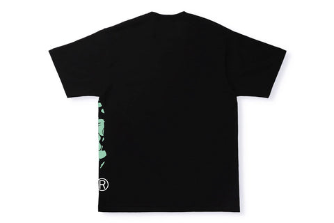 GLOW IN THE DARK CAMO SIDE BIG APE HEAD TEE MENS