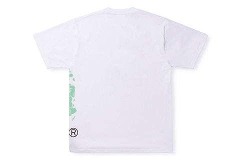 GLOW IN THE DARK CAMO SIDE BIG APE HEAD TEE MENS