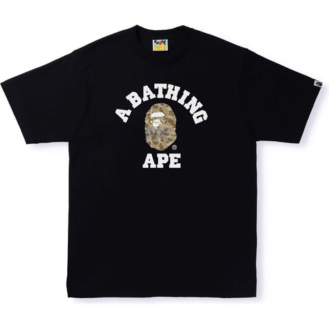 SAND CAMO COLLEGE TEE MENS