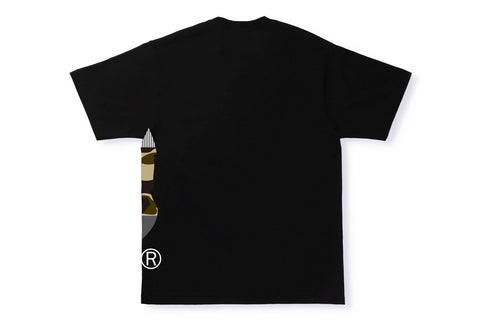 MILITARY CRAZY SIDE BIG APE HEAD TEE MENS