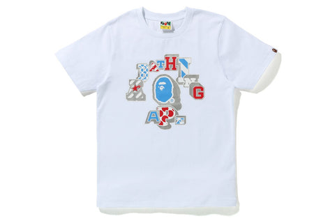 MIX PATCHED COLLEGE TEE LADIES