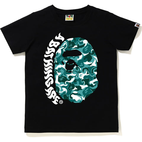 MARBLE CAMO APE HEAD TEE LADIES