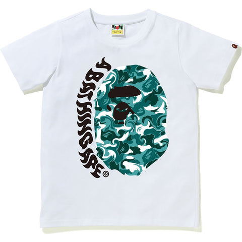 MARBLE CAMO APE HEAD TEE LADIES