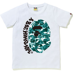 MARBLE CAMO APE HEAD TEE LADIES