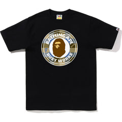 BLOCK CHECK BUSY WORKS TEE MENS