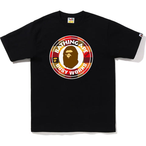 BLOCK CHECK BUSY WORKS TEE MENS