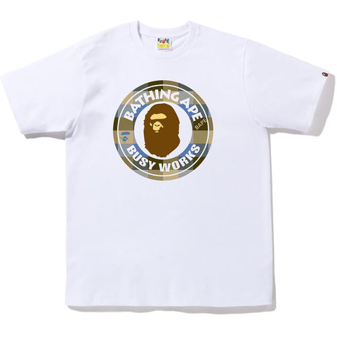 BLOCK CHECK BUSY WORKS TEE MENS