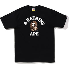 BAPE SNAKE COLLEGE TEE MENS
