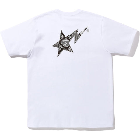 BAPE SNAKE BAPE STA LOGO TEE MENS