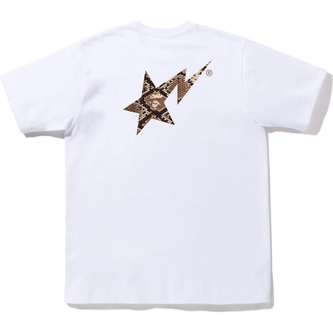 BAPE SNAKE BAPE STA LOGO TEE MENS