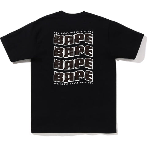 BAPE DISTORTION TEE MENS