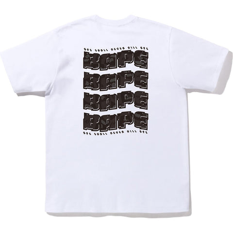 BAPE DISTORTION TEE MENS