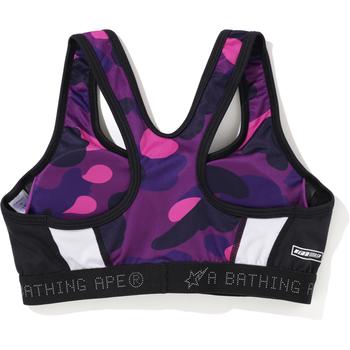 COLOR CAMO WORKOUT TOPS LADIES