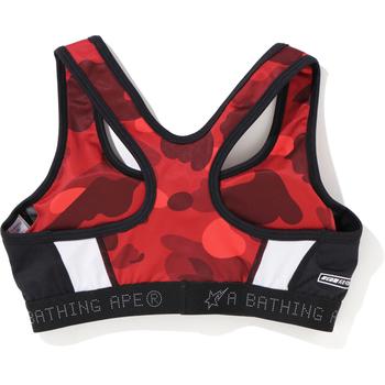 COLOR CAMO WORKOUT TOPS LADIES