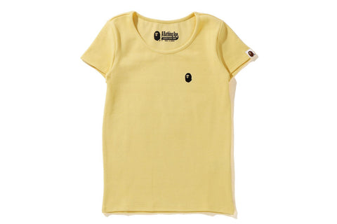 APE HEAD ONE POINT RIB TEE LADIES