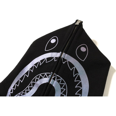 SPACE CAMO SHARK FULL ZIP HOODIE LADIES