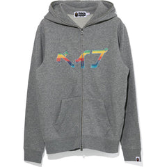 KATAKANA COLLEGE FULL ZIP HOODIE LADIES