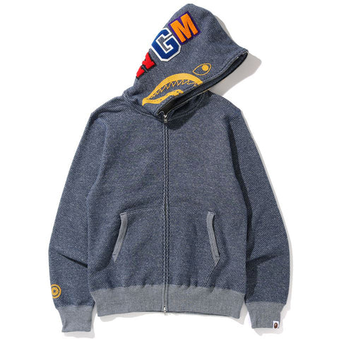 SHARK FULL ZIP HOODIE MENS