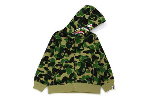 BIG ABC CAMO SHARK ZIP HOODIE KIDS