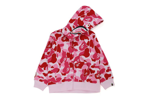 BIG ABC CAMO SHARK ZIP HOODIE KIDS