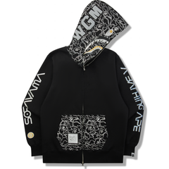 BAPE X HAJIME SORAYAMA SHARK FULL ZIP HOODIE MENS