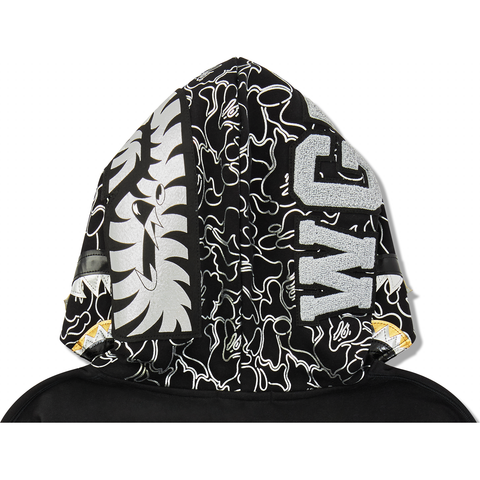 BAPE X HAJIME SORAYAMA SHARK FULL ZIP HOODIE MENS