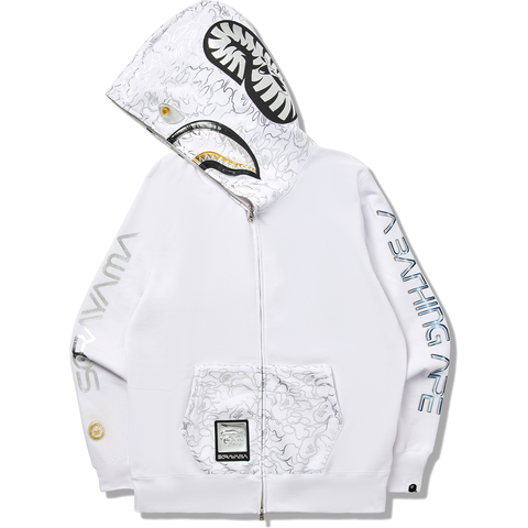 BAPE X HAJIME SORAYAMA SHARK FULL ZIP HOODIE MENS