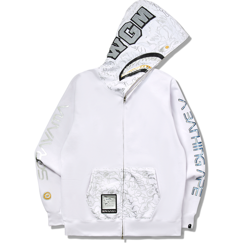 BAPE X HAJIME SORAYAMA SHARK FULL ZIP HOODIE MENS