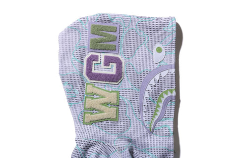 TEXT CODE CAMO SHARK FULL ZIP HOODIE MENS