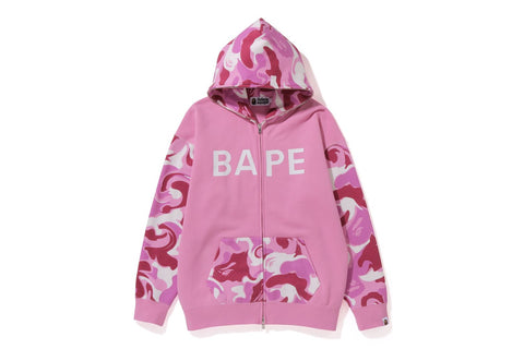 BAPE MARBLE CAMO OVERSIZED FULL ZIP HOODIE LADIES