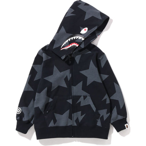STA PATTERN SHARK HOODIE KIDS