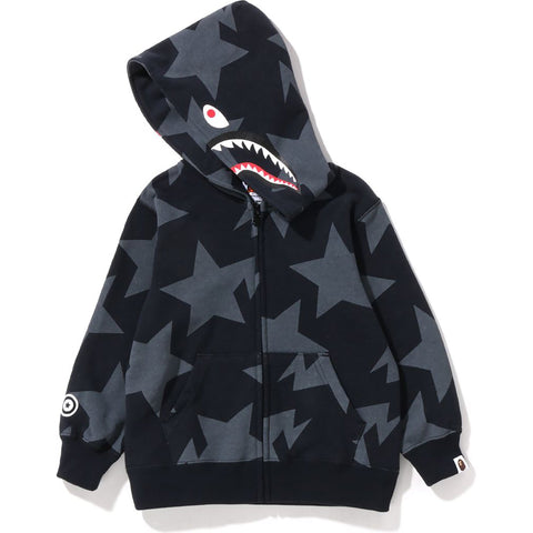 STA PATTERN SHARK HOODIE KIDS