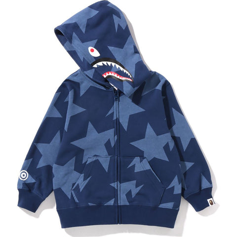 STA PATTERN SHARK HOODIE KIDS