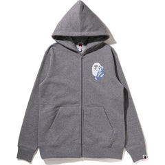MARBLE CAMO LIQUID COLLEGE ZIP HOODIE KIDS