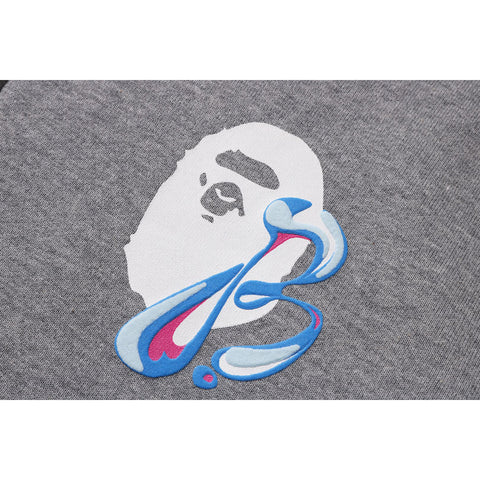 MARBLE CAMO LIQUID COLLEGE ZIP HOODIE KIDS
