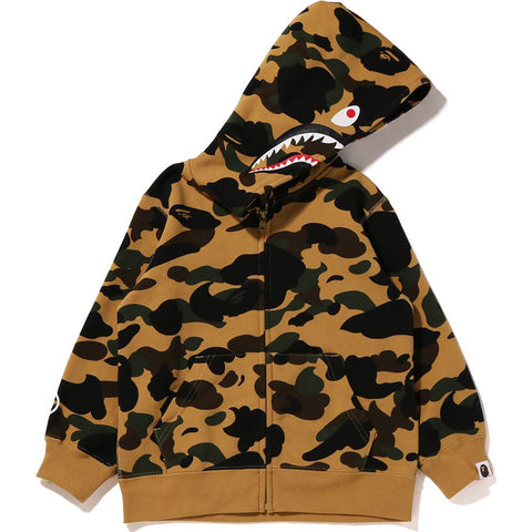 1ST CAMO SHARK ZIP HOODIE KIDS