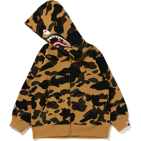 1ST CAMO SHARK ZIP HOODIE KIDS