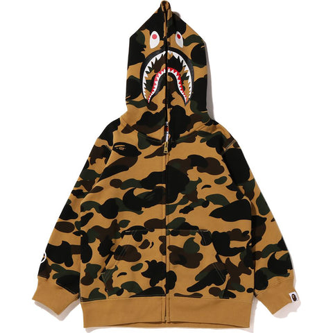 1ST CAMO SHARK ZIP HOODIE KIDS
