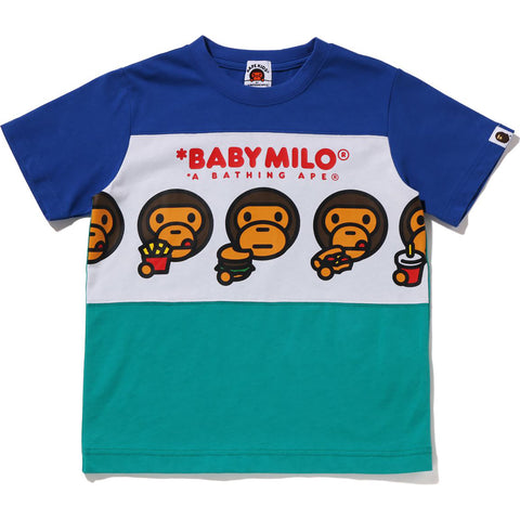 BABY MILO JUNK FOOD COLOR BLOCK TEE KIDS