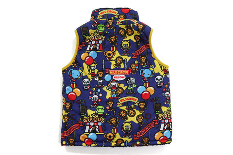BABY MILO CIRCUS REVERSIBLE VEST KIDS