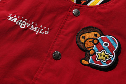 BABY MILO PATCH VARSITY JACKET KIDS