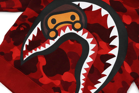COLOR CAMO MILO SHARK PULLOVER HOODIE KIDS