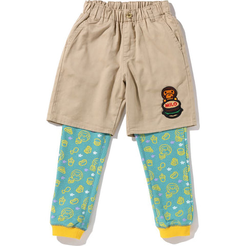 BABY MILO JUNK FOOD LEGGINGS LAYERED SHO KIDS