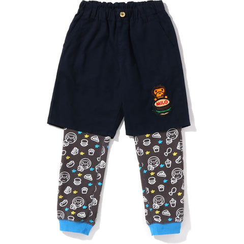 BABY MILO JUNK FOOD LEGGINGS LAYERED SHO KIDS