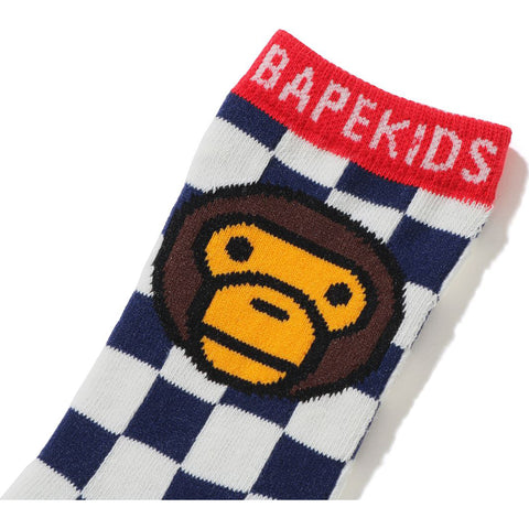 BABY MILO CHECKERED FLAG SOCKS KIDS