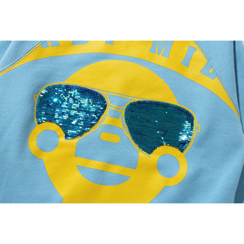 BABY MILO SEQUIN SUNGLASSES CREWNECK KIDS